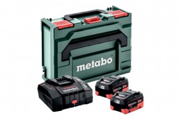 Metabo Basic-Set 2 x 18V LiHD 10.0Ah Batteries + ASC 290 Charger In MetaBOX 145 £329.95